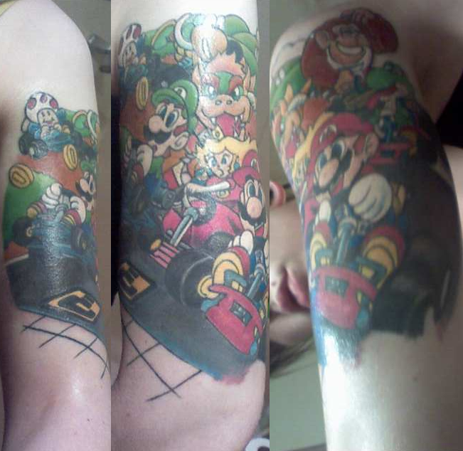 A Very Large Nintendo Tattoo · Nintendo hosts Mario Kart Wii launch party at 
