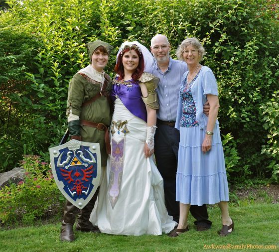 A Weirdly Awesome Link and Zelda Real Life Wedding