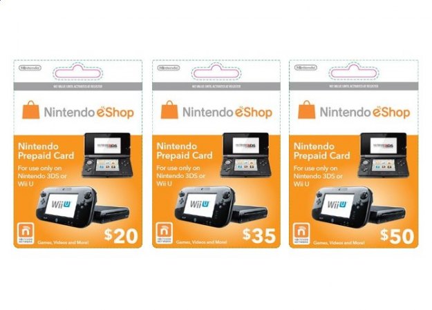  Nintendo Eshop Prepaid Card $50 for 3ds or Wii U by