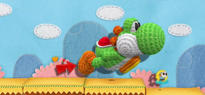 Yoshi Wii U first screens, has Kirby’s Epic Yarn style
