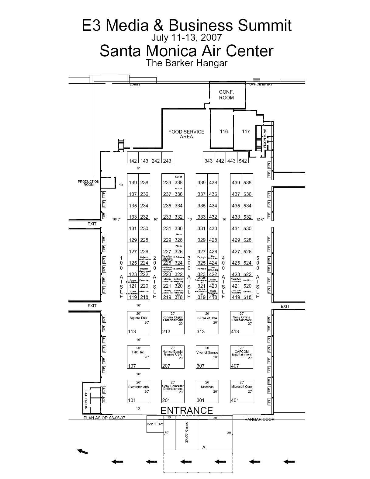 E3 2007 FloorPlan