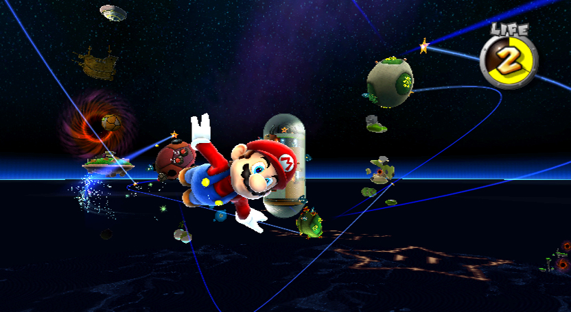 High-res Super Mario Galaxy Screens