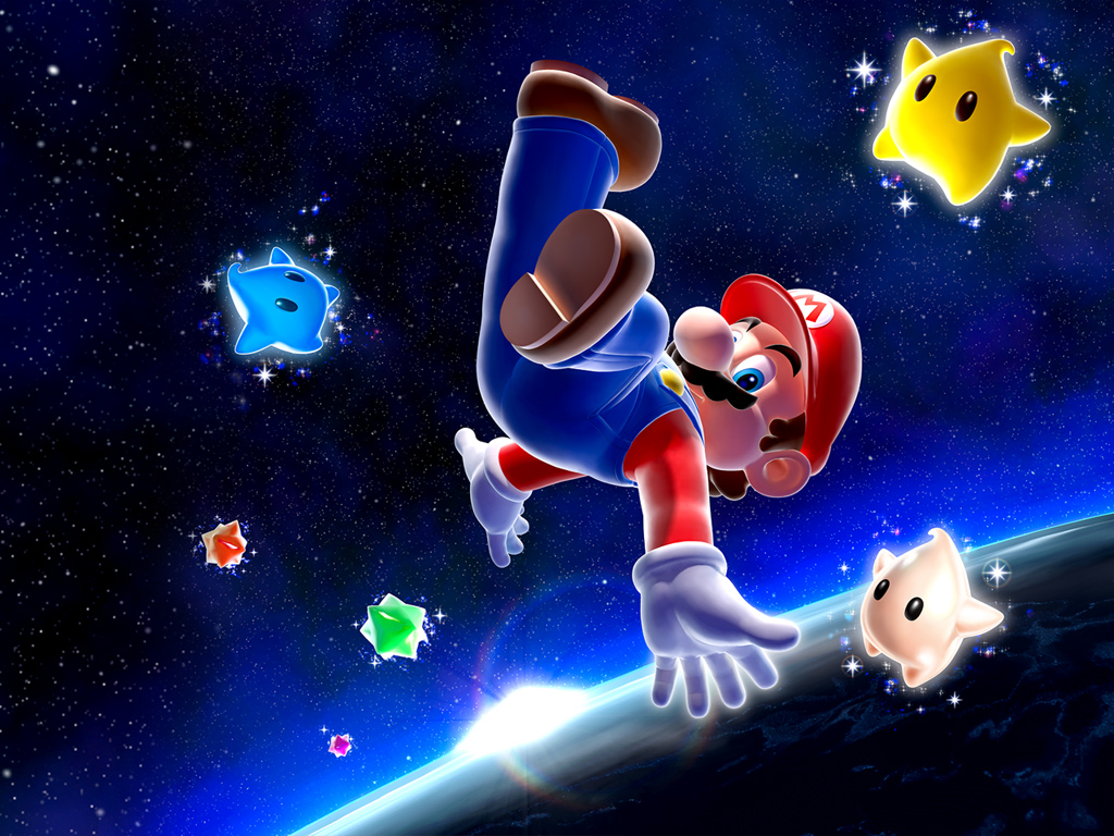 High-res Super Mario Galaxy Wallpapers!!