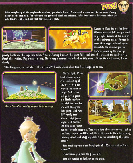 Mario Galaxy: Hidden Playable Character Revealed (spoilers)