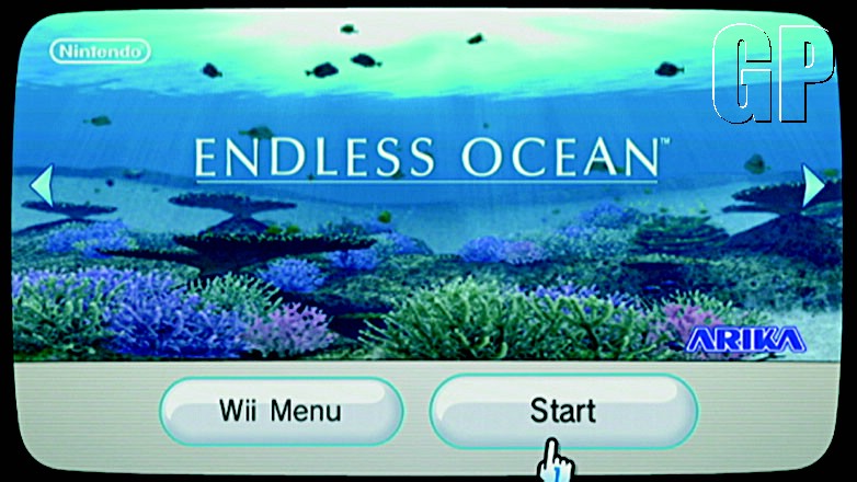 Endless Ocean: Start Up Screens