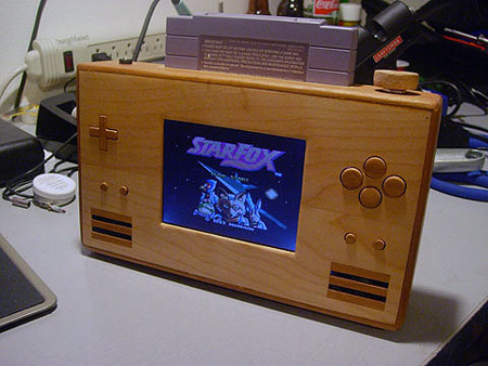 Wooden SNES Portable