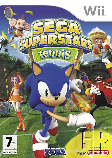 Sega Superstars Tennis Boxart (Euro)