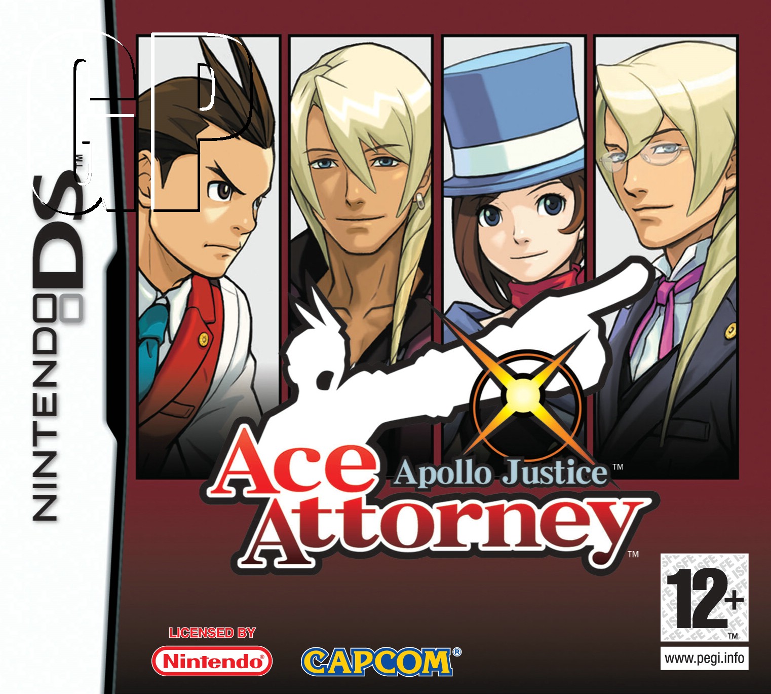Apollo Justice: Ace Attorney Box Art (Euro)