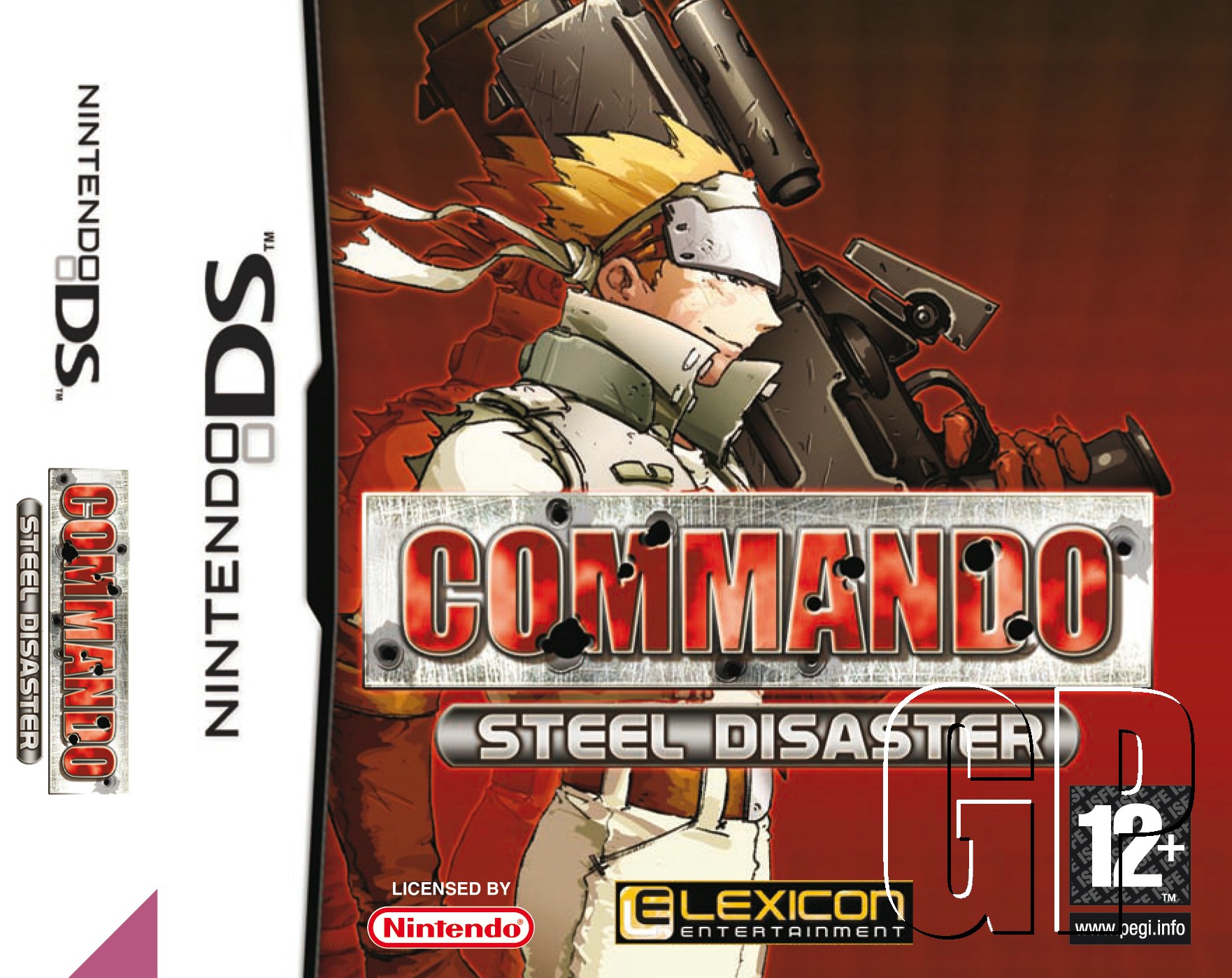 Commando: Steel Disaster Boxart (UK)