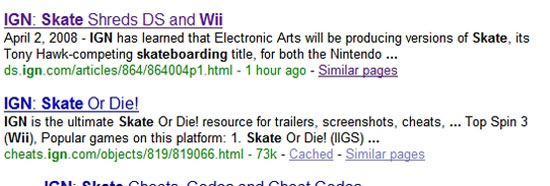 Skate Heading To Wii and DS?