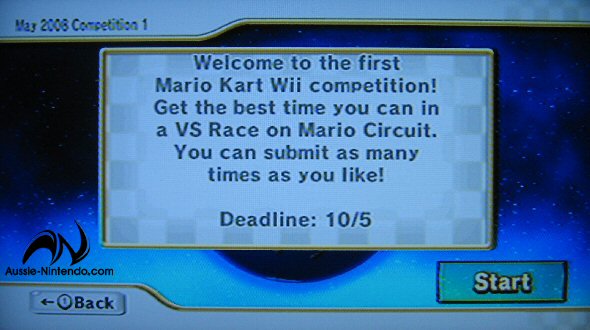 Official Mario Kart Wii Competition
