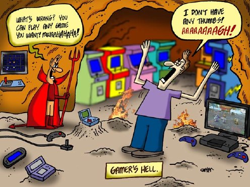 Sunday Morning Comic!! Hell for Gamers