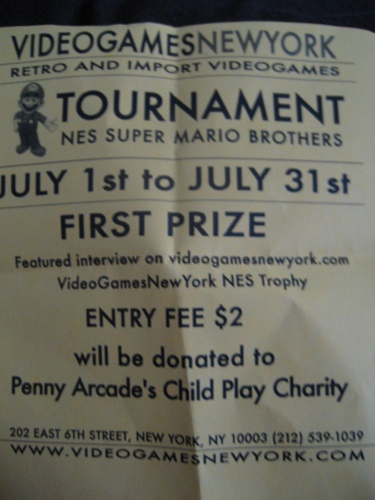 New York City Super Mario Brothers Charity Event