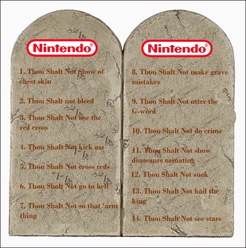 The Nintendo Commandments