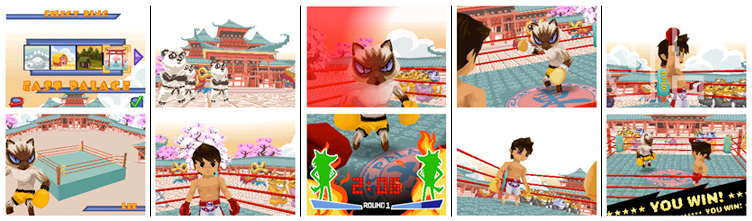 Animal Boxing Screens