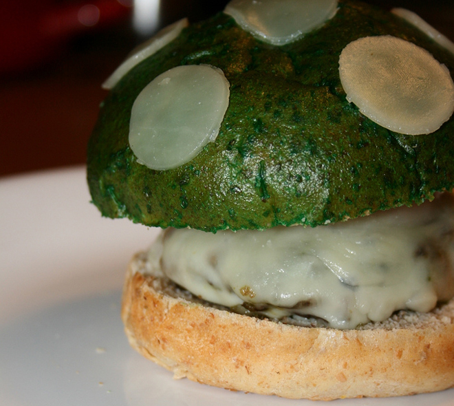 1up Mushroom Burger