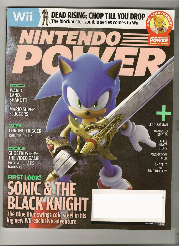 Rumor: Sonic and the Black Knight (Wii) revealed in new Nintendo Power