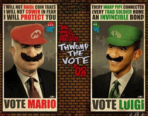 Decision 2008: Mario vs. Luigi