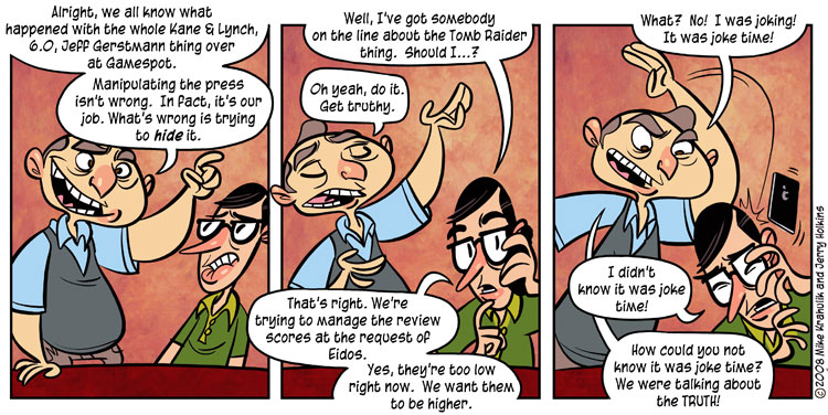 Sunday Comic: Penny-Arcade Talks Tomb Raider Problem