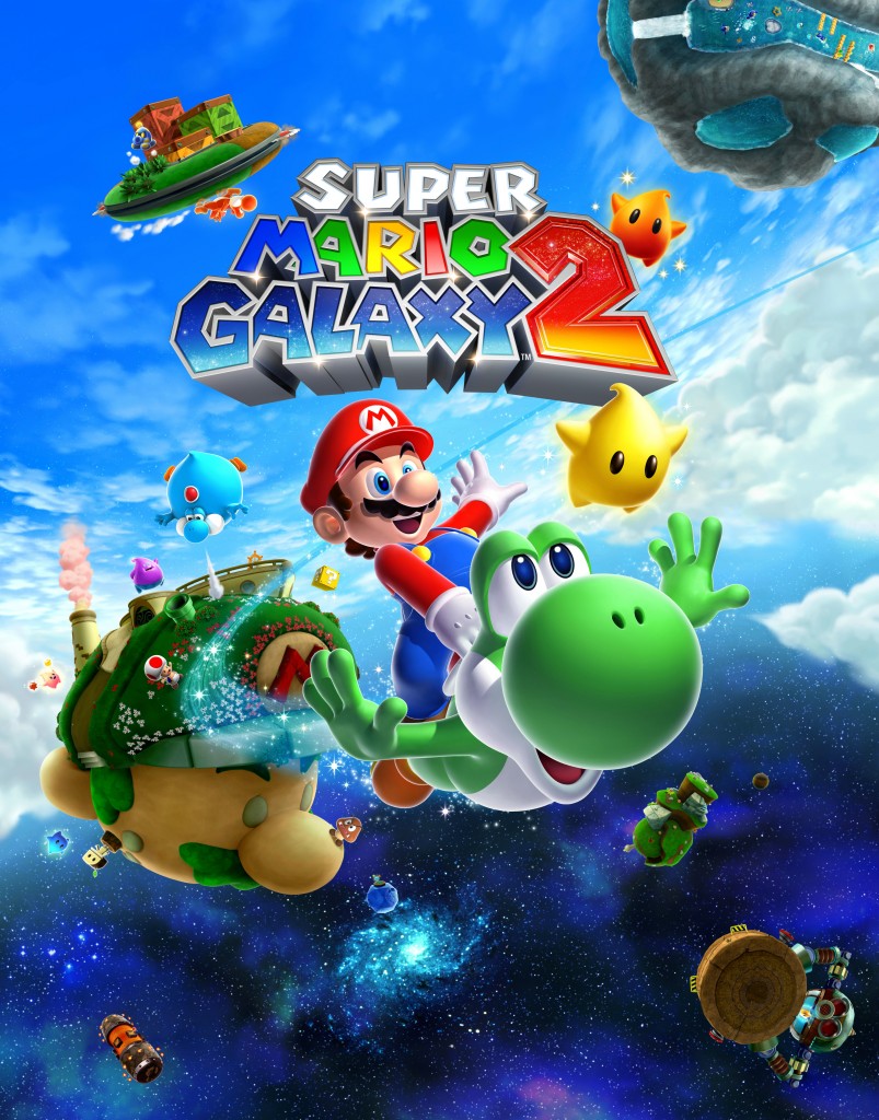 Super Mario Galaxy 2 Poster Art, New Mario PowerUp Art Pure Nintendo