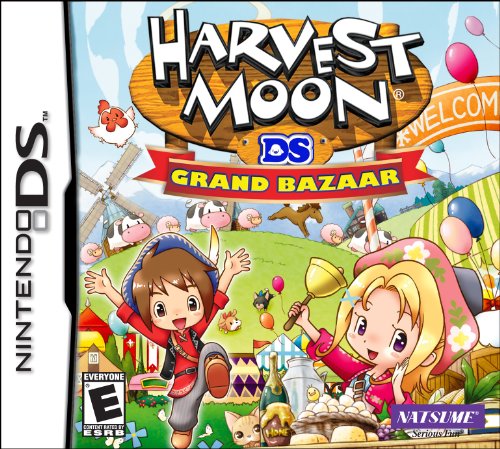 THE MARKET IS NOW OPEN! NATSUME’S HARVEST MOON: GRAND BAZAAR LAUNCHES TODAY FOR NINTENDO DS!
