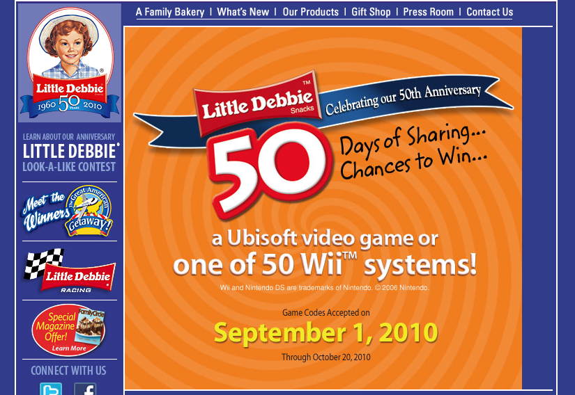 Little Debbie Giving Away 50 Wii’s In 50 Days With Snack Pack Purchase