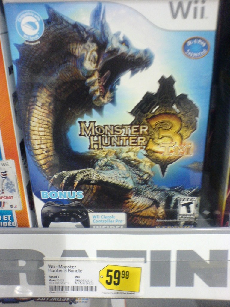 Monster Hunter Tri Best Buy Rip Off Bundle