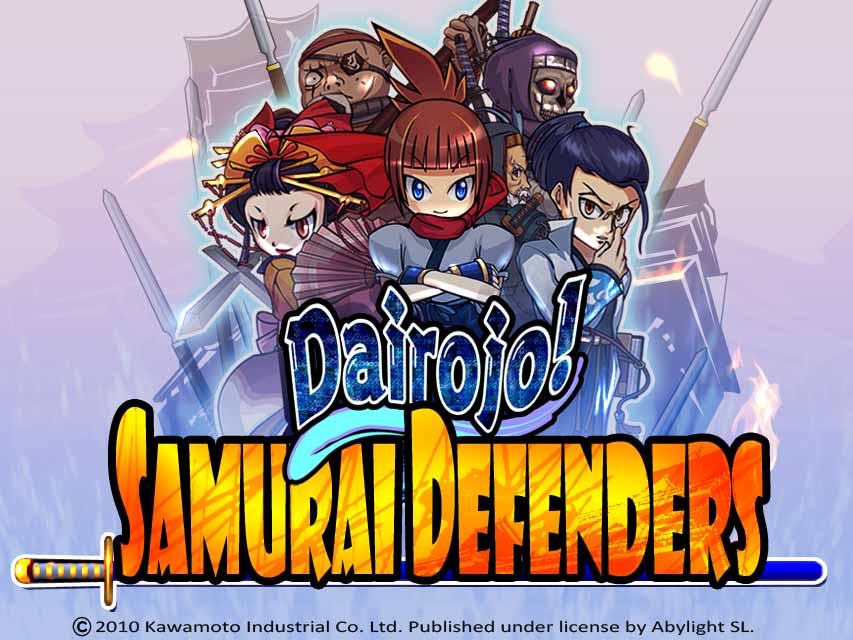 UNLEASH YOUR INNER SAMURAI WITH DAIROJO! SAMURAI DEFENDERS OUT NOW ON Nintendo DSiWare