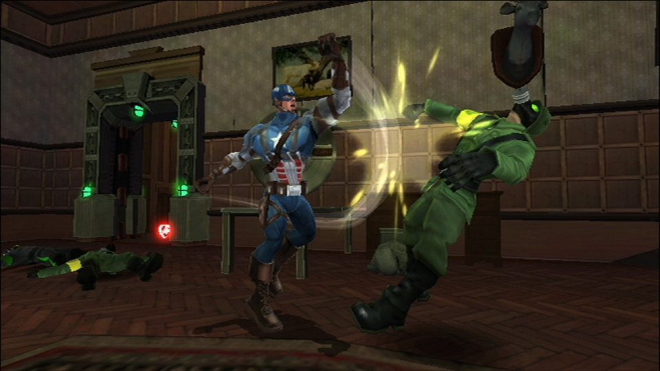 Captain America Wii and DS Screens