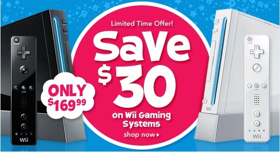Wii On Sale For $169.99 At Best Buy and Toys R Us - Pure Nintendo