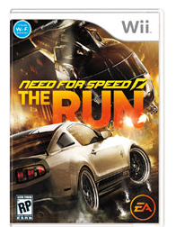 Need for Speed: The Run Wii and 3DS Boxart