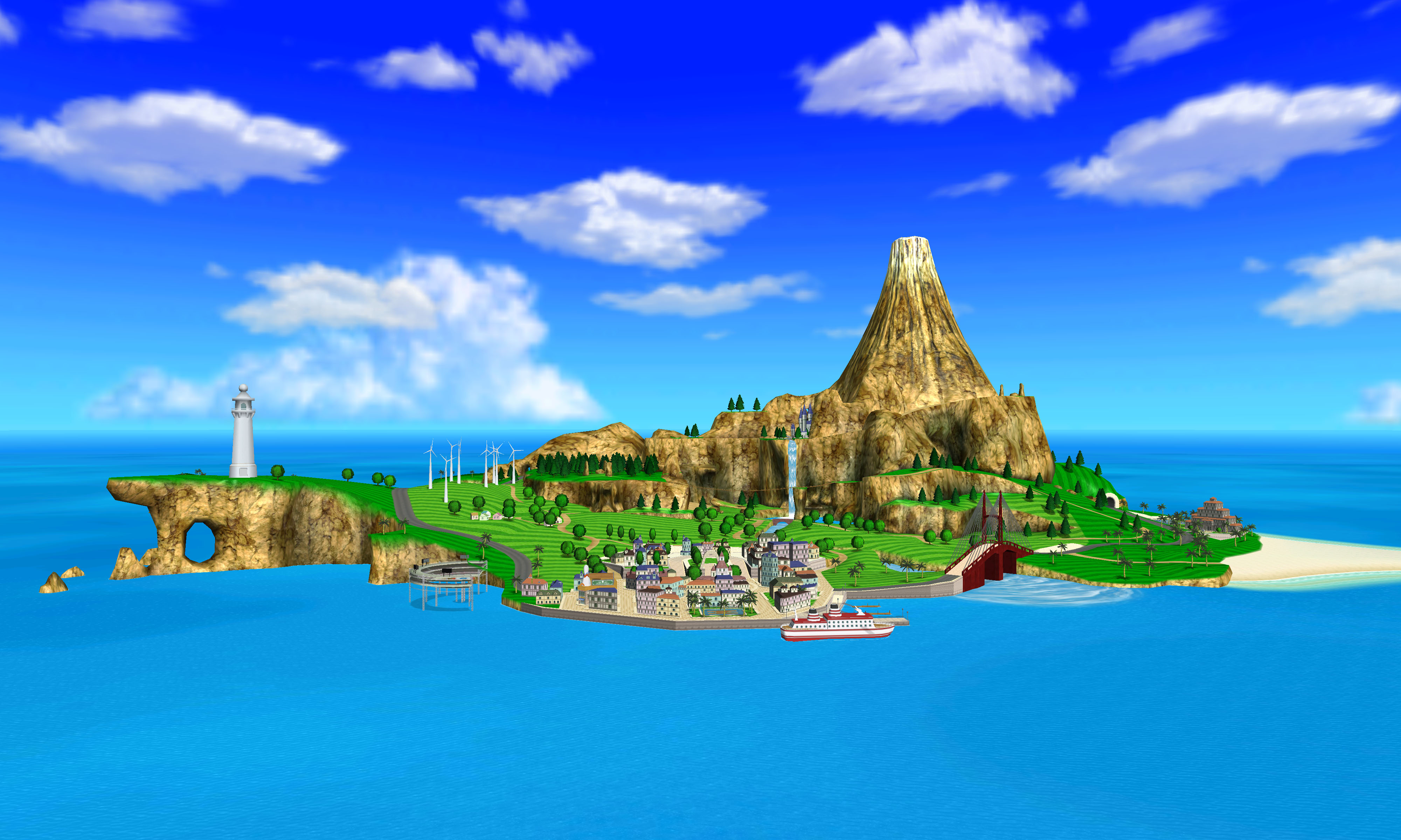 People live on islands. Wuhu Island. Остров ангелов. Острова Sonic Origins. Обои остров из игр.
