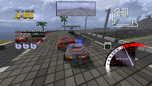 Wiiware: 3D Pixel Racing screenshots