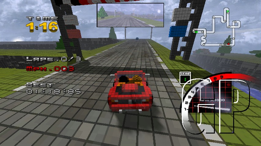3D Pixel Racing will be available on Nintendo’s WiiWareTM service in North America on 14th July.