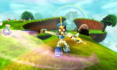 Skylanders: Spyro’s Adventure Wii and 3DS screens