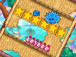 Kirby Mass Attack screens