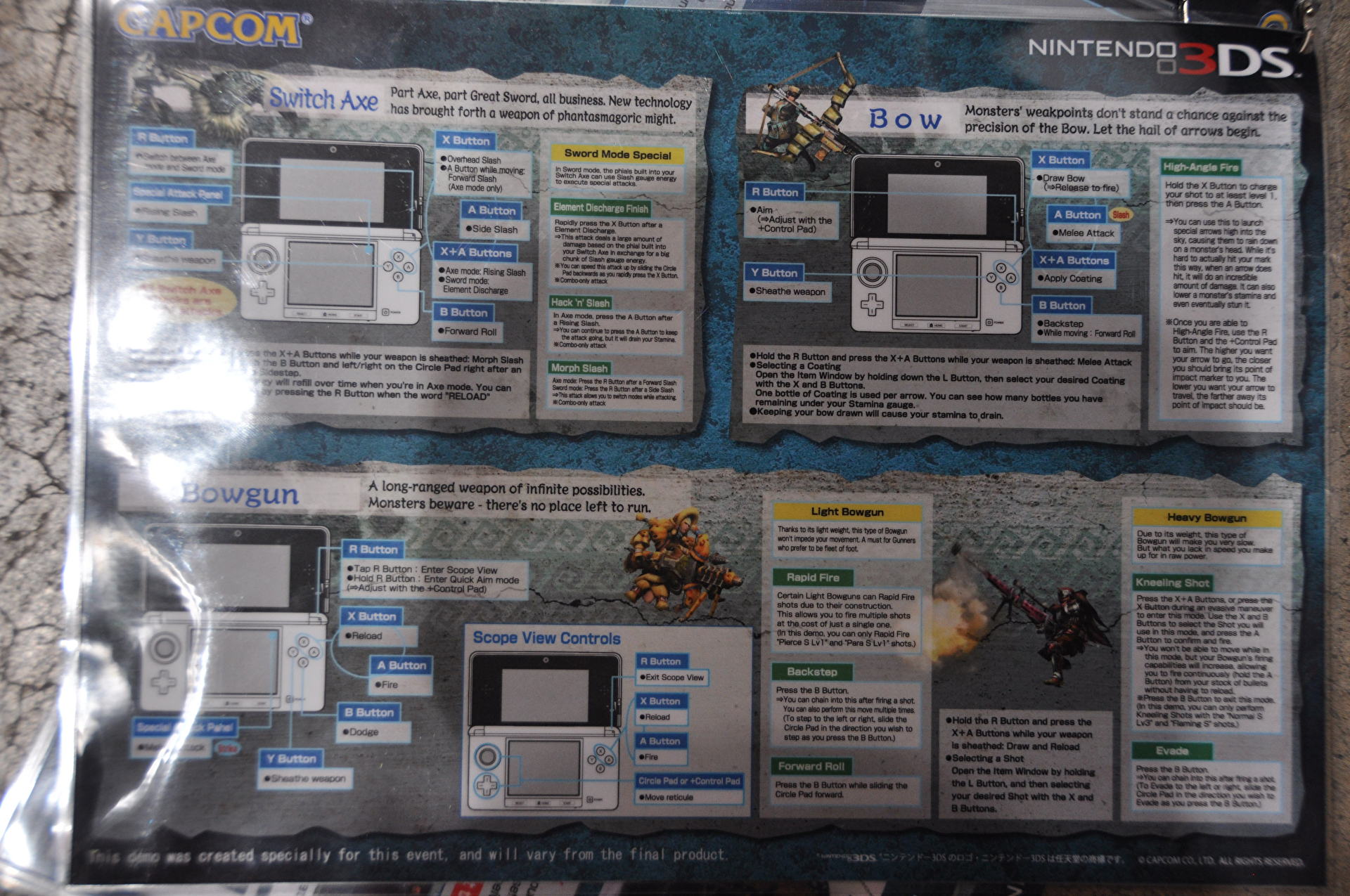 Monster Hunter Tri G English manual