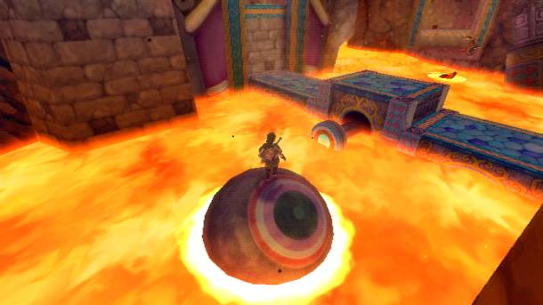 The Legend of Zelda: Skyward Sword – Fire Temple footage