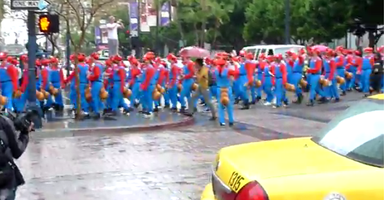 Super Mario 3D Land event in San Diego