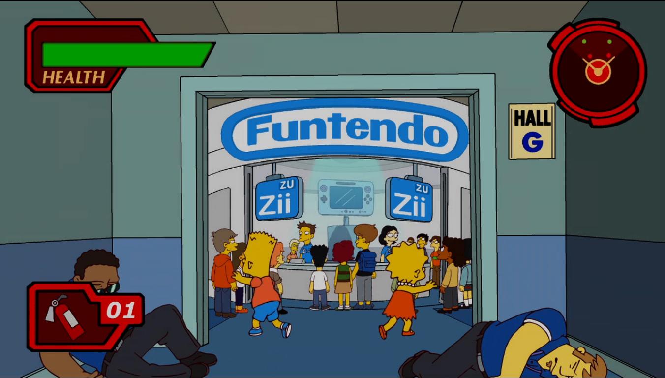 The Simpsons parody E3 and the Wii U