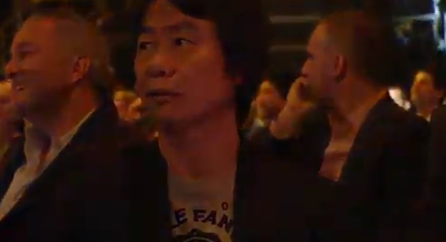 Miyamoto rocking out at the VGAs