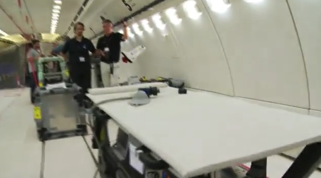 A Wii experiment in zero gravity