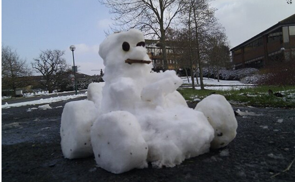 Lion Head studios has some Mario Kart fun in the snow