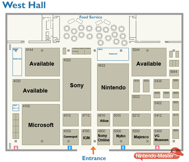 Partial E3 floor plan Pure Nintendo