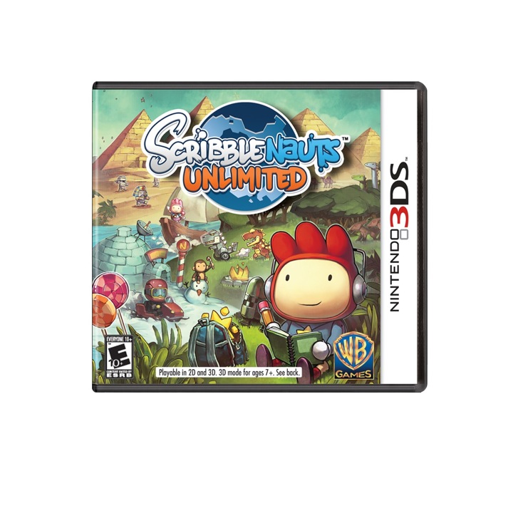 Scribblenauts Unlimited 3DS Box Art