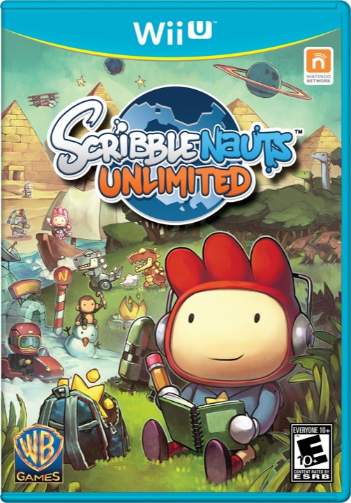 Scribblenauts Unlimited Wii U Box Art