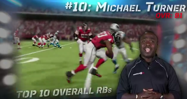 The Top 10 Overall RBs in Madden NFL 13