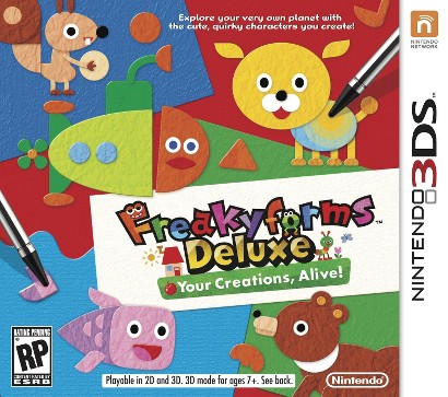 Freakyforms Deluxe 3DS Box Art