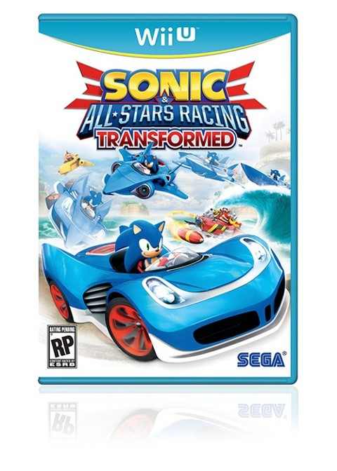 Sonic & All-Stars Racing Transformed Wii U Box Art