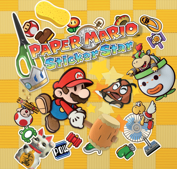 New Paper Mario Sticker Star Screens, Character Art, and Box Art